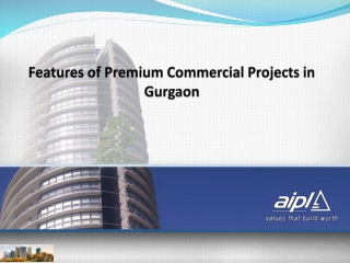 Key Features of Premium Commercial Projects in Gurgaon