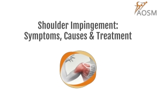 Shoulder Impingement: Symptoms, Causes & Treatment