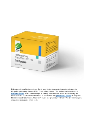 PIRFENIDONE Tablets