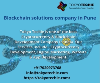 Blockchain Development Company in Pune | Blockchain Development Company India