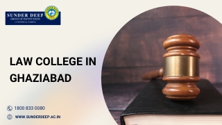 BA LLB Colleges in Ghaziabad | LLB College in Delhi | Sunder Deep College of Law