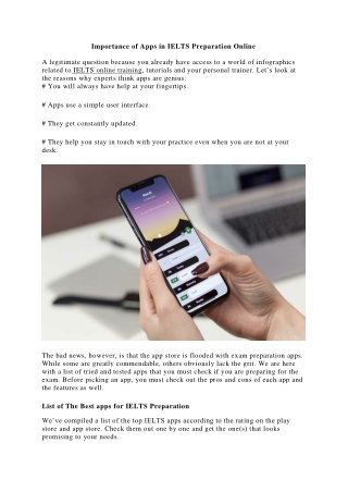 Best Apps for IELTS Preparation
