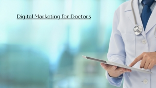 Digital Marketing for Doctors Build a Trusted Reputation