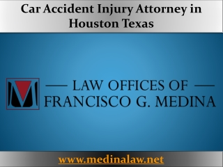Car Accident Injury Attorney in Houston Texas