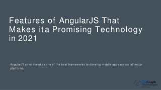 Features of AngularJS That Makes it a Promising Technology in 2021