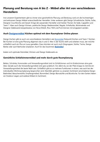 Empfangsmöbel bei Design-Kiste.de