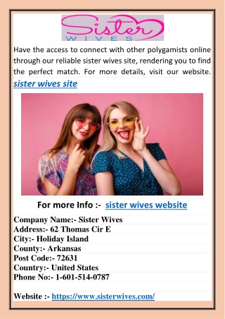 Sister wives site | Sisterwives.com