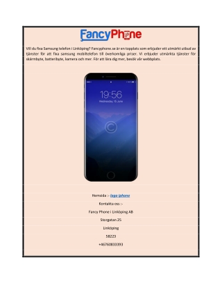 Laga Iphone  Fancyphone.se
