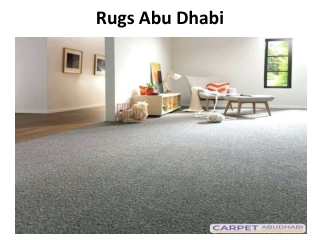Rugs Abu Dhabi