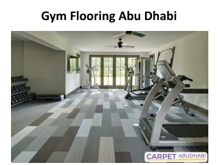 Gym Flooring Abu Dhabi
