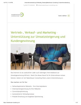 Nabenhauer Consulting - Suchmaschinenoptimierung Google Seite 1