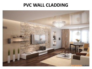 PVC WALL CLADDING