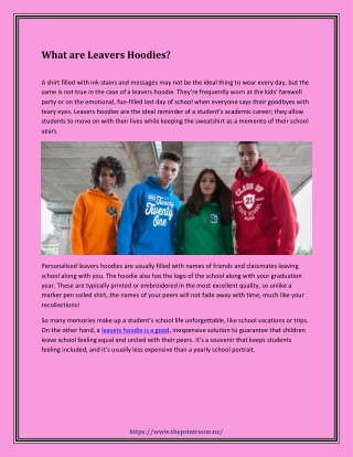 5 Easy Steps To Getting Your School Leavers Hoodies
