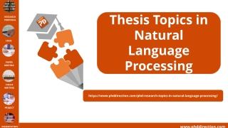 Thesis Topics in Natural Language Processing