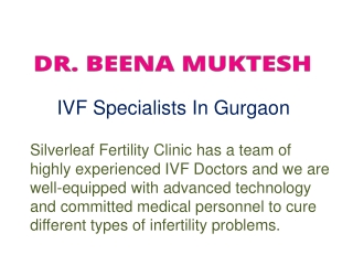 IVF Specialists In Gurgaon