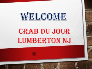 Crab Du Jour Lumberton NJ