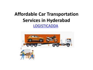 Affordable Car Transportation Services in Hyderabad