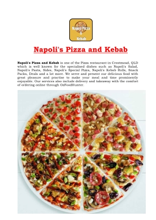 5% Off - Napoli's Pizza and Kebab Restaurant Crestmead, QLD