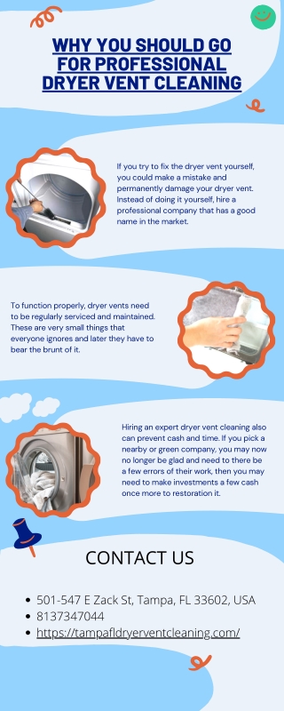 Merits of Hiring a Professional Dryer Vent Cleaning