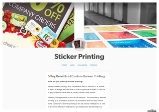 5 Key Benefits of Custom Banner Printing