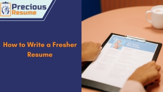 How to Write a Fresher Resume