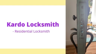 Kardo Locksmith - Residential Locksmith - PDF