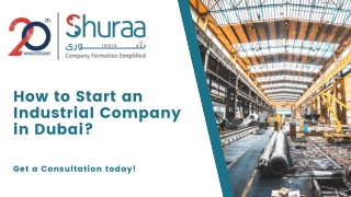 How to Start an Industrial Company in Dubai