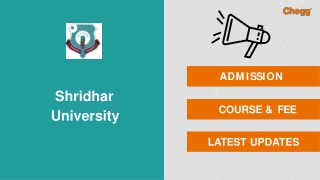 Shridhar University