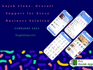 Gojek Clone Overall Support for All Business Solution