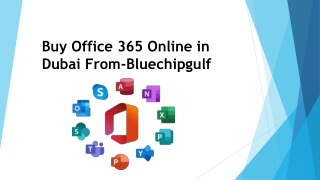 Buy Office 365 Online in Dubai From Bluechipgulf