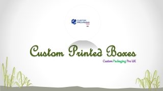 Custom Printed Boxes