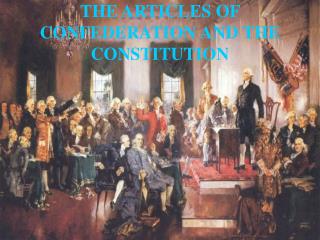 PPT - Georgia Constitution of 1777 The Articles of Confederation ...