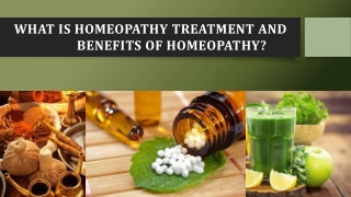 What Is Homeopathy Treatment and Benefits of Homeopathy