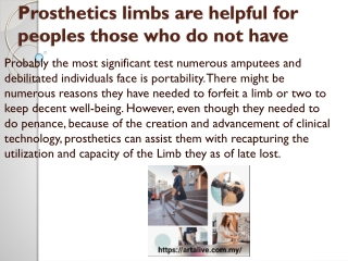 PIONEER PROSTHETICS & ORTHOTICS CENTRE IN MALAYSIA