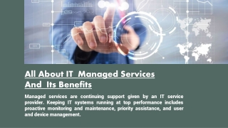 All About IT Managed Services And Its Benefits | ALLARI INC