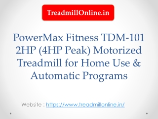 Buy Treadmill Online for home use