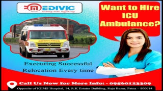 Medivic Ambulance Service from Dhanbad to Bokaro, Jharkhand: ICU Setup Service