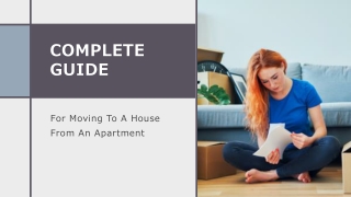 Complete Guide For Moving To A House From An Apartment