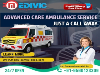 Medivic Ambulance Service in Jamshedpur & Koderma, Jharkhand: ALS & BLS Ambulanc