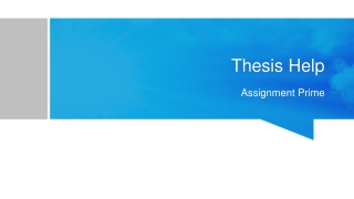 Thesis Help