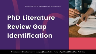 PhD Literature Review Gap Identification - Phdassistance