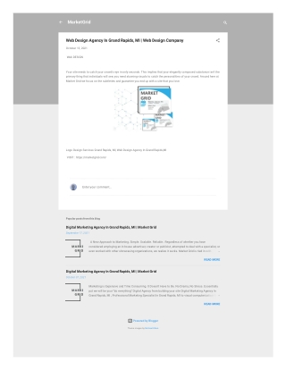 Logo Design Services Grand Rapids, MI | Market Grid