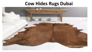 Cow Hides Rugs in Abu Dhabi