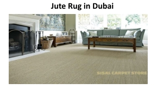 Jute Rug in Dubai