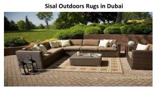 Sisal Outdoors Rugs in Abu Dhabi