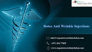 Botox Anti Wrinkle Injections