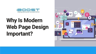 Why Is Modern Web Page Design Important