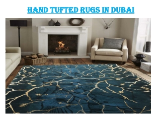 Hand Tufted Rugs in Dubai