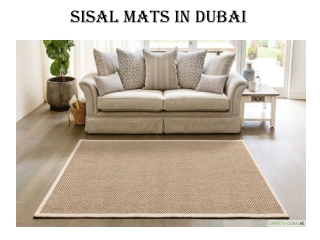 Sisal Mats in Dubai