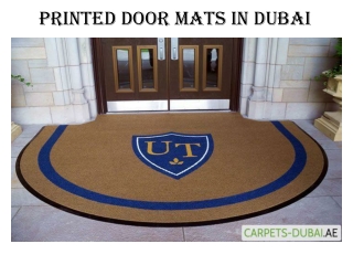 Printed Door Mats Dubai